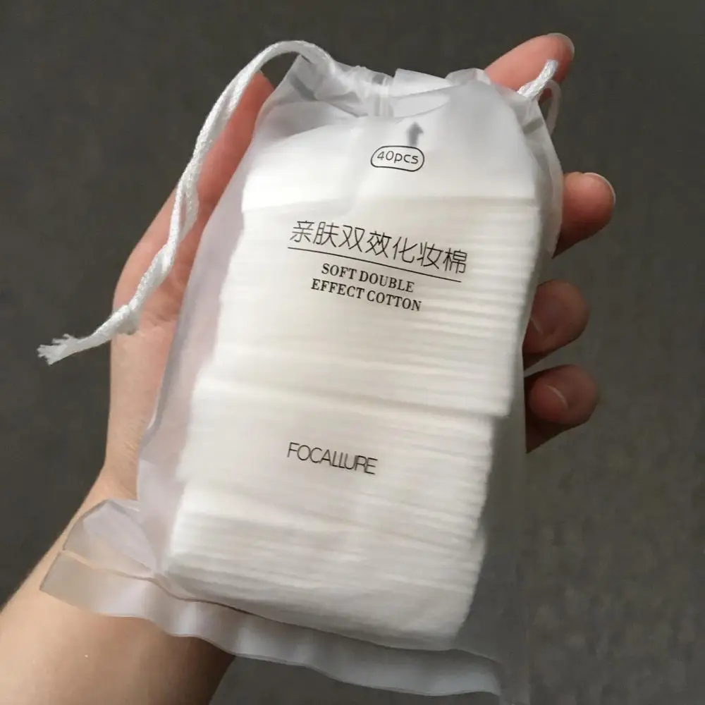 FOCALLURE 80 шт. ватные прокладки для макияжа дорожная посылка мягкое и удобное