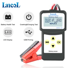 Lancol Micro200 автомобильный тестер батареи 12V анализатор системы батареи 100-2000CCA зарядка Cranking диагностические инструменты