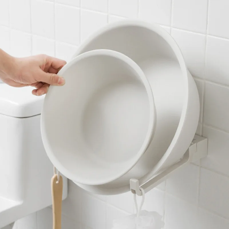 Серый Складной настенный стеллаж для хранения раковины кухонный органайзер в