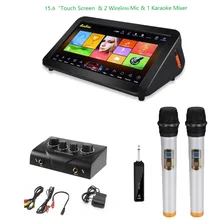 O android da máquina do orador do jogador de gymsong ktv china com disco rígido de 4tb inclui 40k canções em casa sistema do karaoke do tela táctil de jukebox