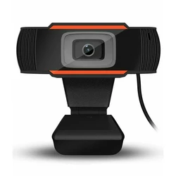 Webcam HD 1080P avec Microphone, caméra rotative pour diffusion en direct, appels vidéo, conférence de travail 