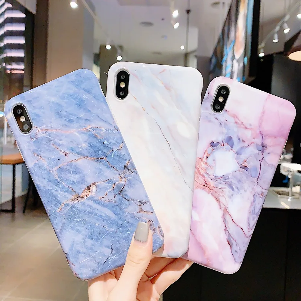 

Marble soft shell series For iPhone 11 Pro Max XR XS Max XS 7 8 Plus