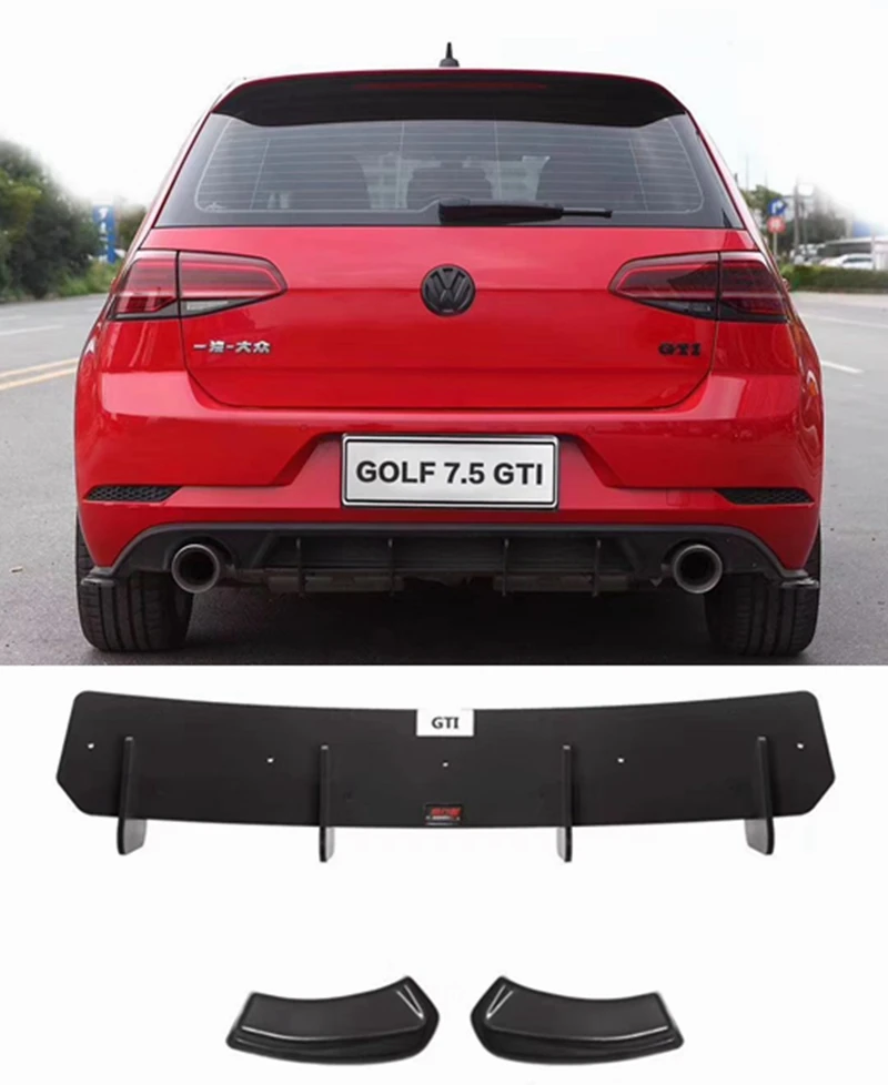 Задний бампер для Golf 7/7 5 ABS диффузор бампера Volkswagen MK7 и 7 Rline GTI комплект кузова