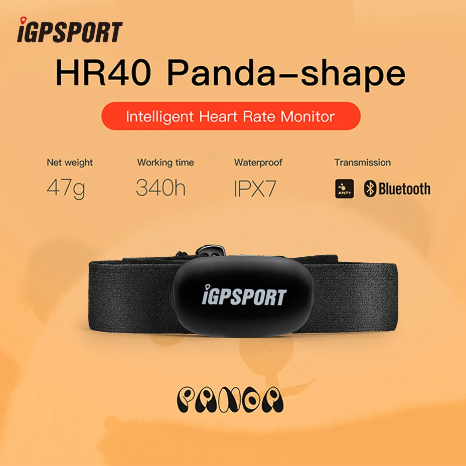 iGPSPORT HR40 smart Heart Rate Monitor Cycling & Running Professional Pulse Monitor Support bicycle Computer & Mobile APP