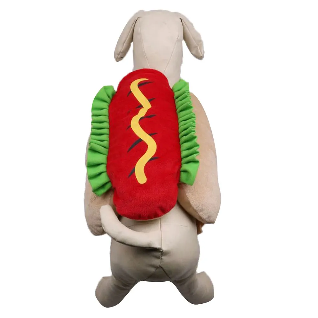 

Halloween New Funny Burger Transformed Dog Clothes Pet Coat Pets Clothes