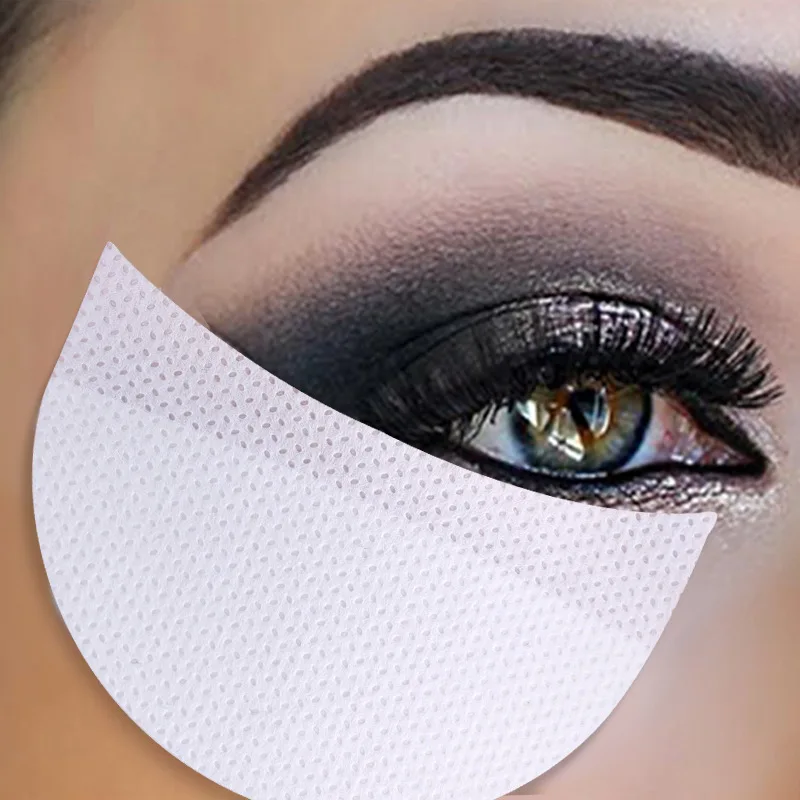 

50Pcs Eyeliner Shield Eyeshadow Shields Lipstick Protector Disposable Pads Lint Free Patch False Eyelash Extension Makeup Tool