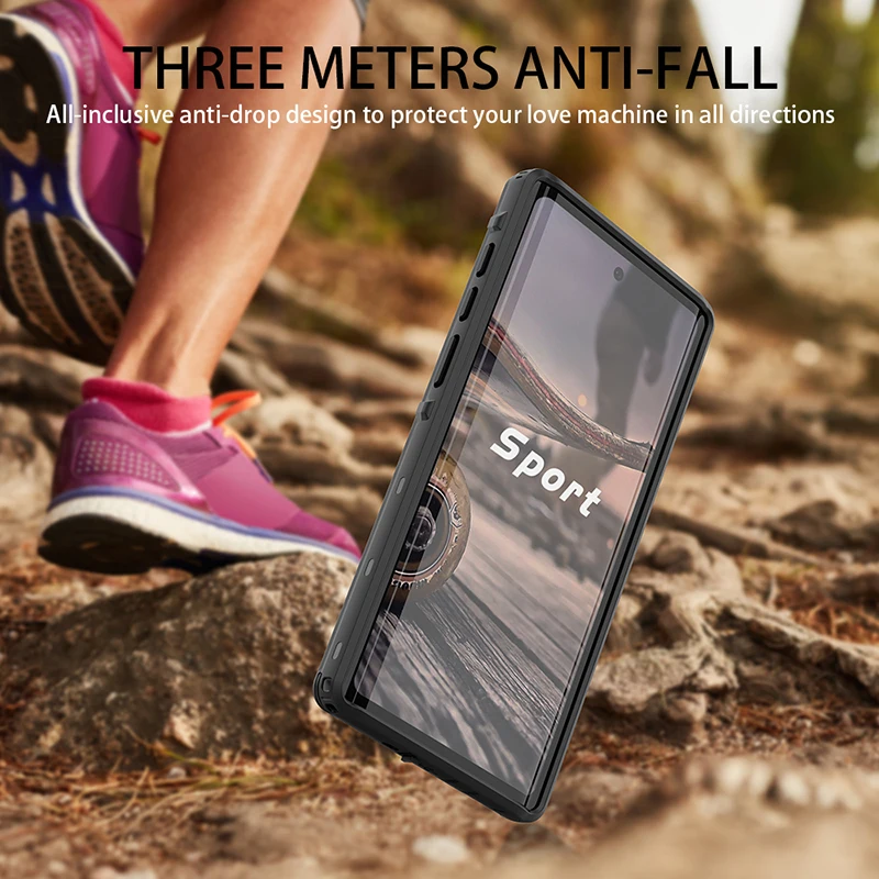 Najtaniej IP68 prawdziwa wodoodporna obudowa do Samsung Galaxy Note 10 Pro 9 10 + S10 S9 S8 Plus obudowa wodoodporna pokrywa nurkowanie pełna ochrona stojaki