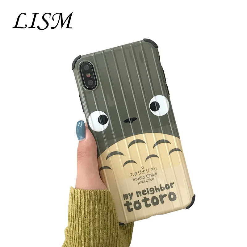 

For cute Animal cell Phone Case for iPhone 7 XS Max X Soft Cover for iPhone XR 8 X Plus Case with personality Anti fall pattern