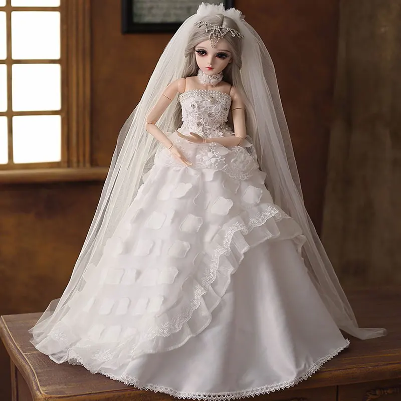 BJD кукла 1/3 BJD силиконовые детские куклы 60 см шарнирная кукла принцесса кукла реалистичный шар мягкие игрушки для девочек подарок с наряд