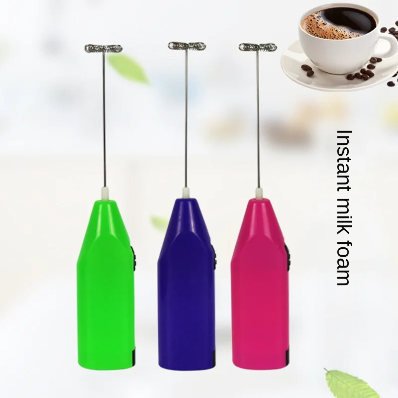 Electric Milk Foamer Coffee Maker Hand Mixer Cappuccino Ground Foam Blender Egg Beater Type Convenient Small Power