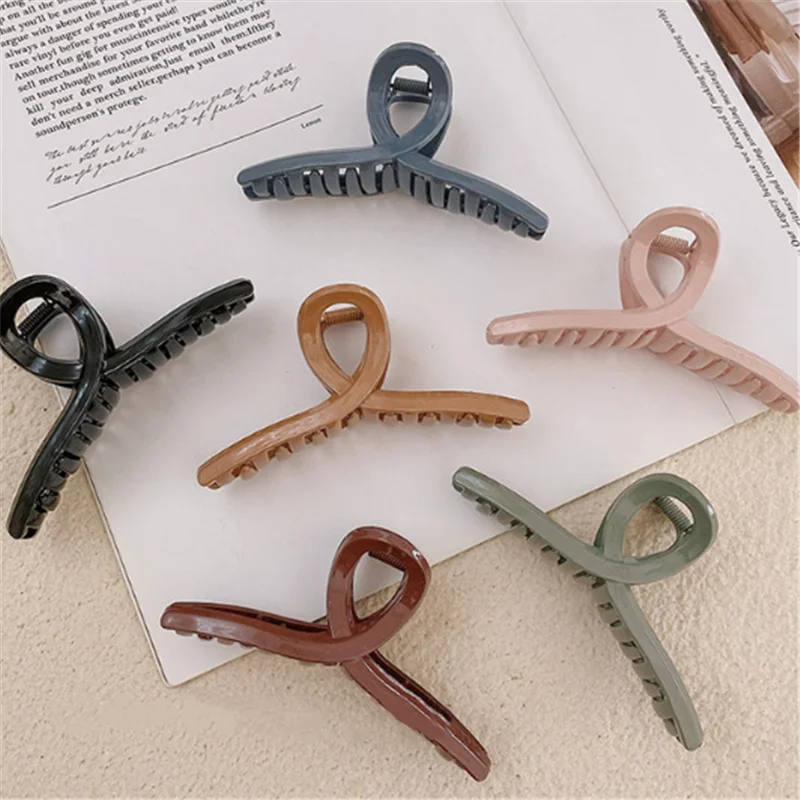 

Fashion Elegant Big Hair Claws simple wild transparent hair clip temperament hair chuck hair clip Women Girls Hair Accessories