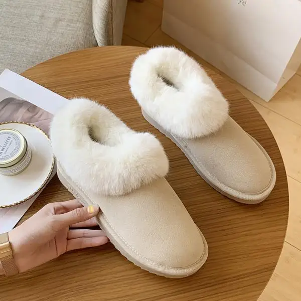 Shoes Women's Rubber Boots Low Heels booties Round Toe Luxury Designer Australia Bootee Woman Booties Ladies Lace Up Rain - Цвет: 3