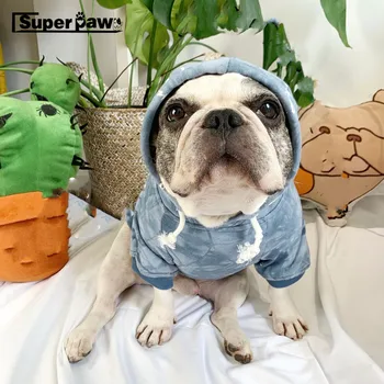 

Fashion Dog Hoodie Pet Puppy Clothes Coat French Bulldog Schnauzer Corgi Jacket for Dogs Cats Warm Apparel Pug Costume GSC08