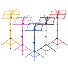 Ammoon продукт легкий лист музыкальная металлическая подставка держатель складной с водонепроницаемой сумкой для переноски