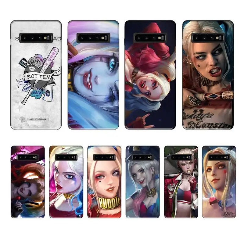 Люксовый брендовый чехол Harley Quinn для samsung galaxy S8 S9 S10e S20 PLUS J6 J600|Чехлы-накладки| |