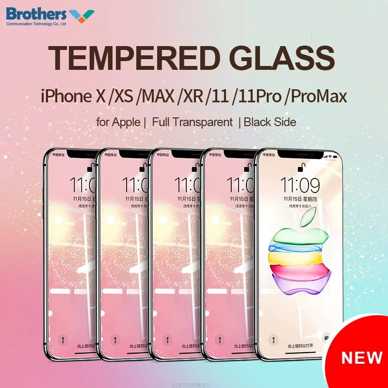 

for iPhone 11 11 Pro Max Tempered Glass Film for iPhone11Pro Screen Protector Ultra-thin Toughened Glass Protective Glass New