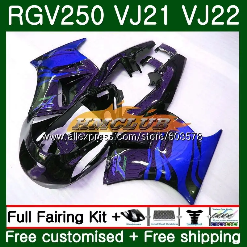 RGV-250 для SUZUKI SAPC VJ21 RGV250 88 89 90 91 92 93 пламя Прохладный 17CL. 178 VJ22 RGV 250 1988 1989 1990 1991 1992 1993 обтекатели