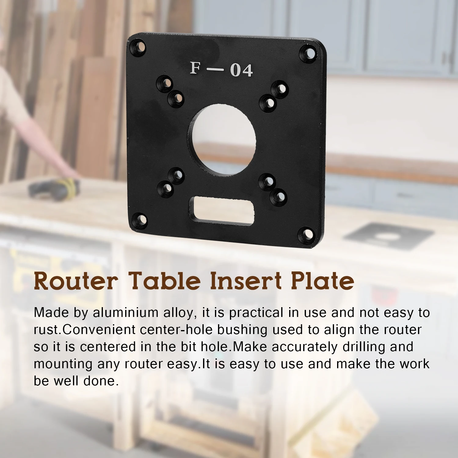 

Hot Multifunctional Aluminium Router Table Insert Plate Woodworking Benches Wood Router Trimmer Models Engraving Machine