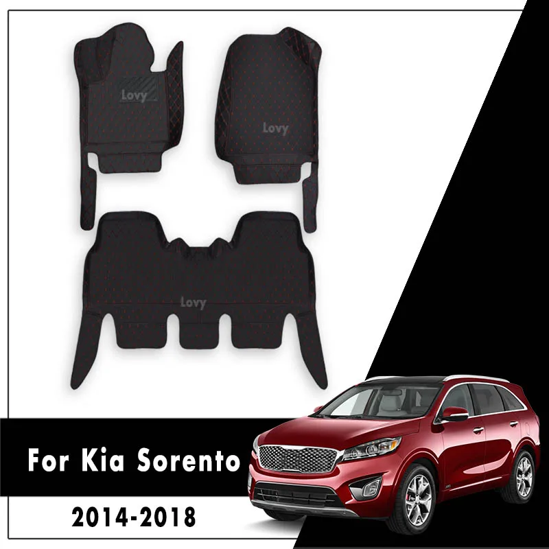 Car Floor Mats For Kia Sorento Prime Um (5 Seats) 2019 2018 2017 2016 2015  Car Interior Accessories Car Carpet Floorliner - Floor Mats - AliExpress