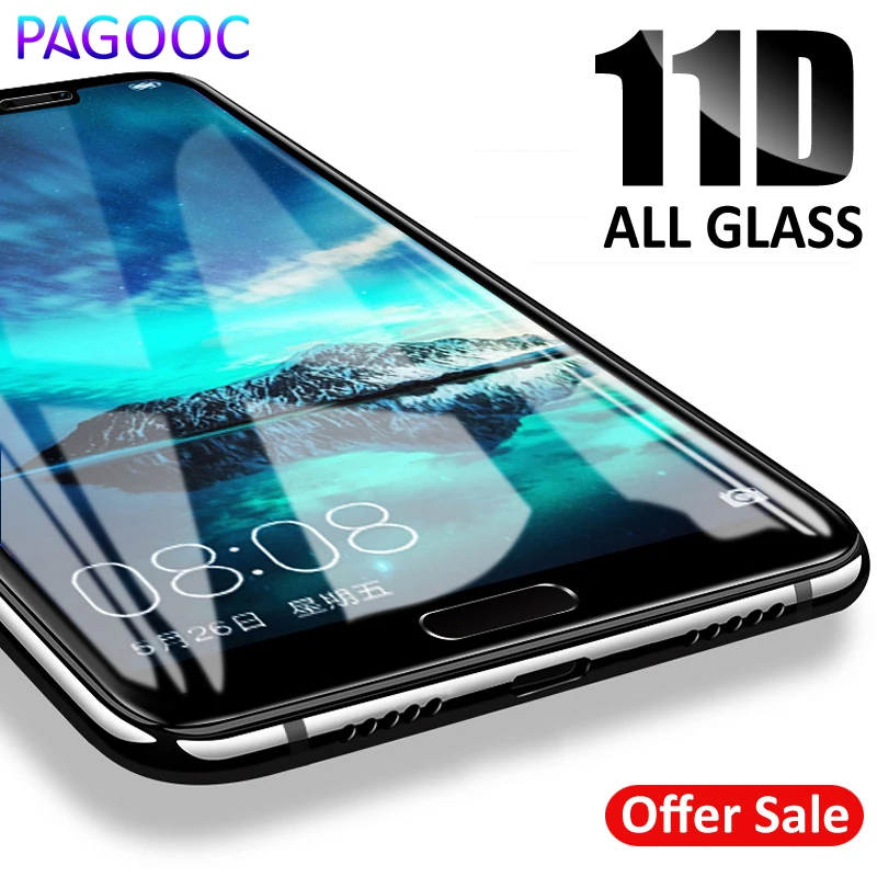 

11D Protective Glass on the For Huawei Honor 8 9 10 Lite V9 V10 V20 Honor 9i 10i 20i 9 10 Tempered Screen Protector Glass Film