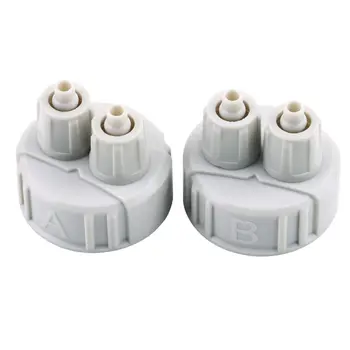

1Pcs DIY ABS CO2 System Kit Generator Part Bottle Cap with Tubes for Planted Aquarium A/ B Interface Portable Light Weight New
