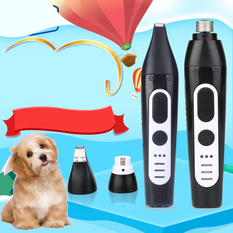 Dog Nail Grinder-обновленный перезаряжаемый триммер для ногтей для домашних животных, мягкий безболезненный триммер для стрижки и сглаживания лап для маленьких, средних и больших собак