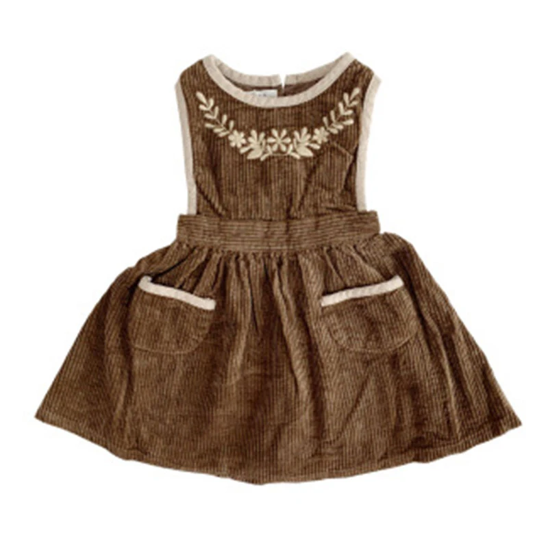 Baby Girls Dresses Toddler Kids Girl Dress Princess Girl Linen Clothings Kids Casual Fashion Dress Japan& korean Style