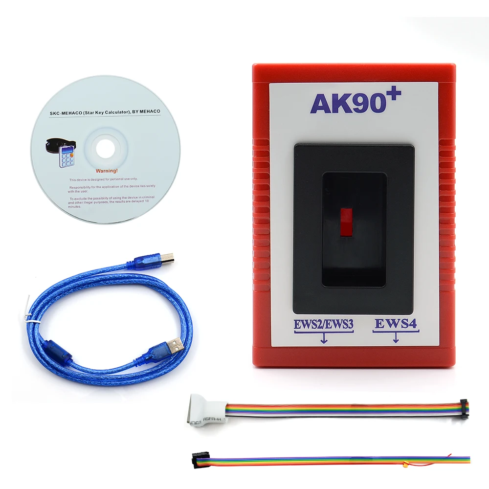 

AK90 Plus V3.19 Car Key Programmer Tools AK90+ OBD2 For BMW/CAS/EWS Chip Code Reader from 1995-2009 Year