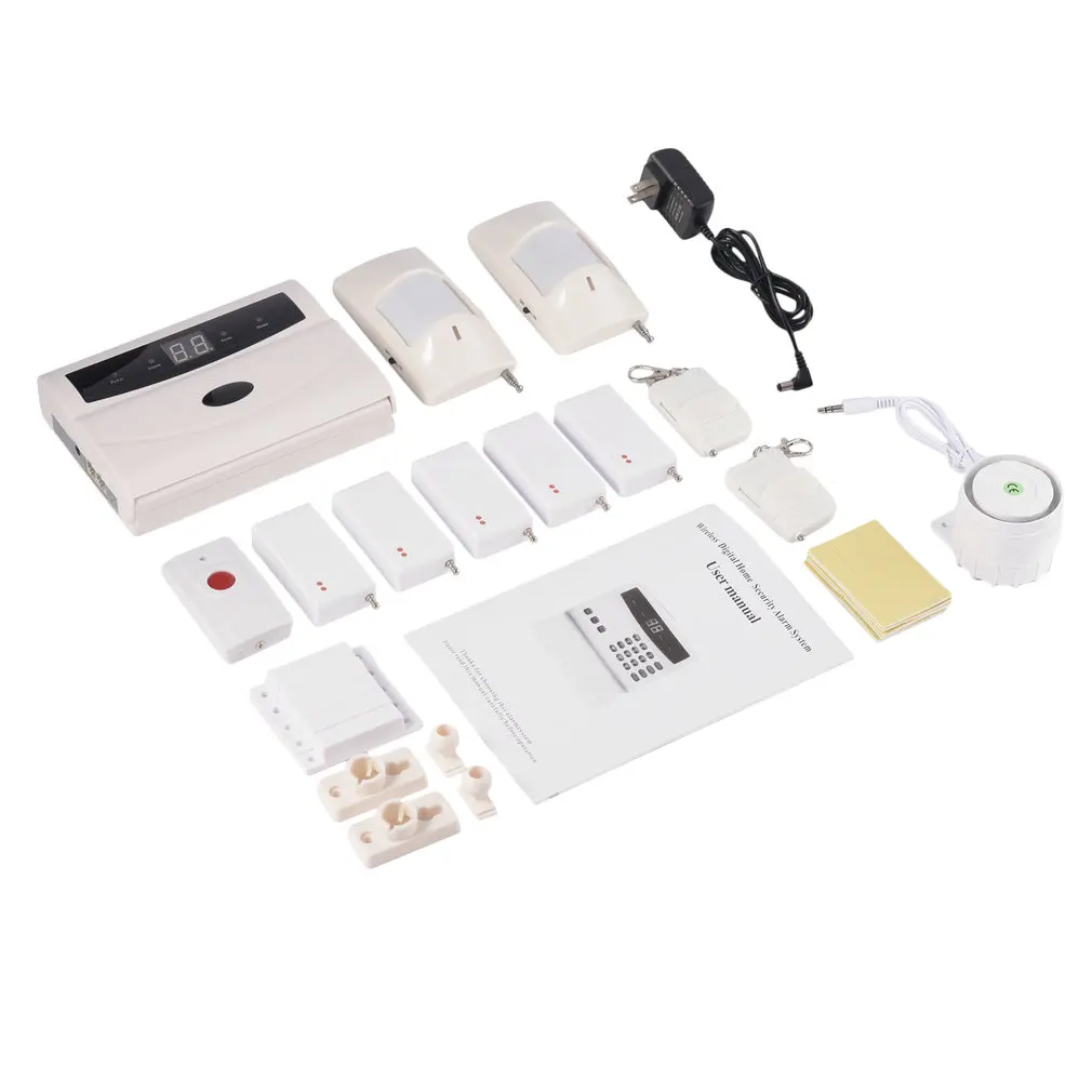 

Wireless Home Business Security Alarm System DIY Kit with Auto Dial Motion Detectors Panic Button for Complete Security