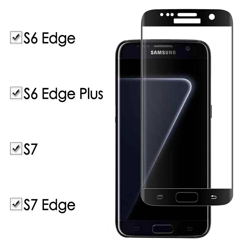 7S Защитное стекло для samsung Galaxy s7 s6 Edge plus защита экрана на cam S 6 7 6s s7Edge s6Edge Закаленное стекло Защитная пленка