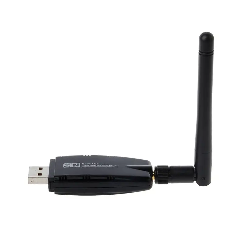 300 Мбит/с беспроводная сетевая карта RTL8192 USB WiFi адаптер 802.11n Wi-Fi приемник AP 2dBi антенна для ПК Windows Linux MAC