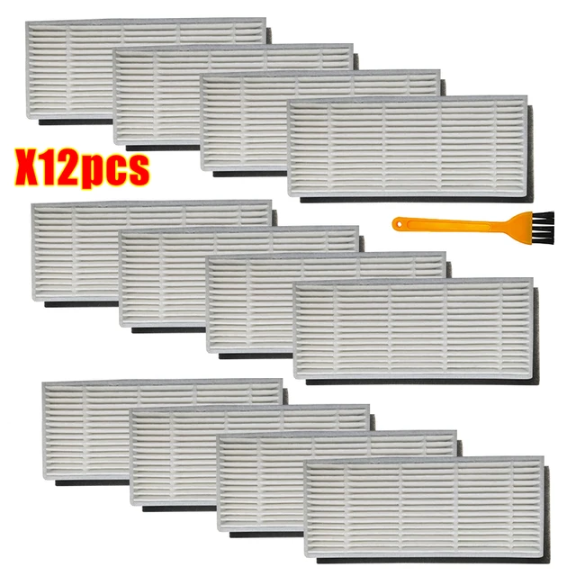 Main Brush Colletion Dust Bags Mop Cloth Side Brush Hepa Filter Spare Parts For XIAOMI VIOMI S9 Robot Vacuum Cleaner Accessories 12pcs