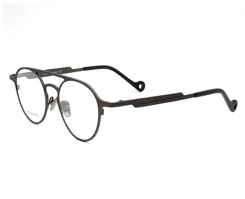 Чистый титан унисекс Ретро полный обод линза для рецептов очки Анти-усталость бренд дизайн Пресбиопия очки для чтения