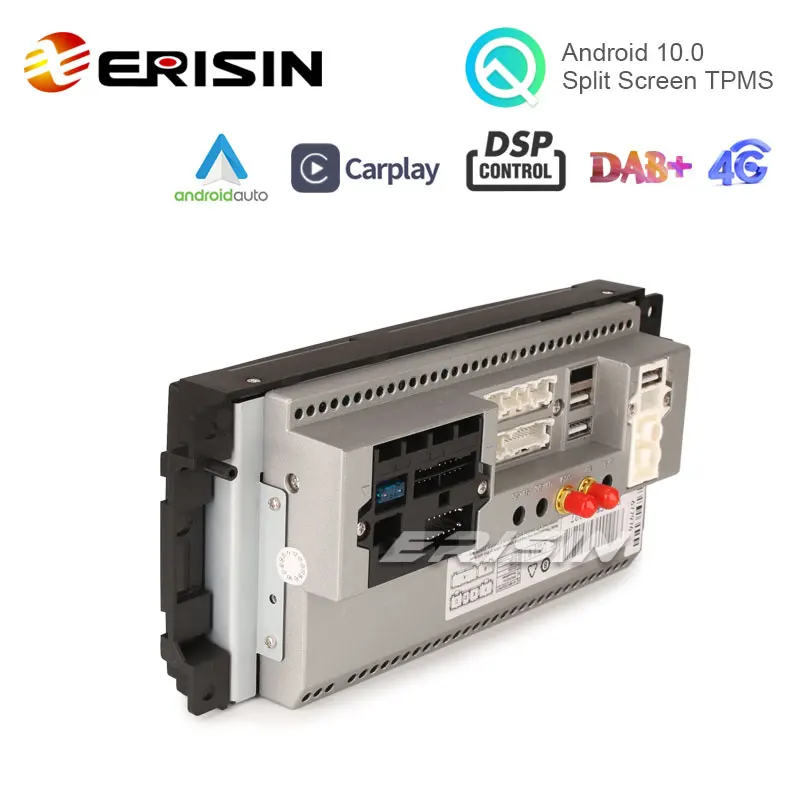 Erisin ES8176J 7 "PX5 Android 10 0 автомобильная стереосистема DSP CarPlay и Авто GPS TPMS DAB + 4G для Jeep