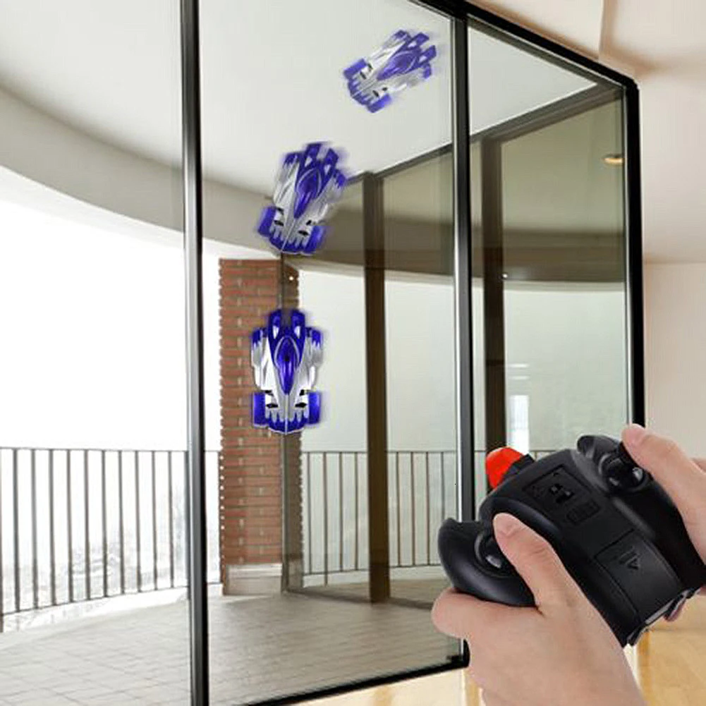 

1PCs RC car Remote Control Climbing RC Car with LED Lights 360 Degree Rotating Stunt Toys Machine Wall RC CAR Boy Christmas gift