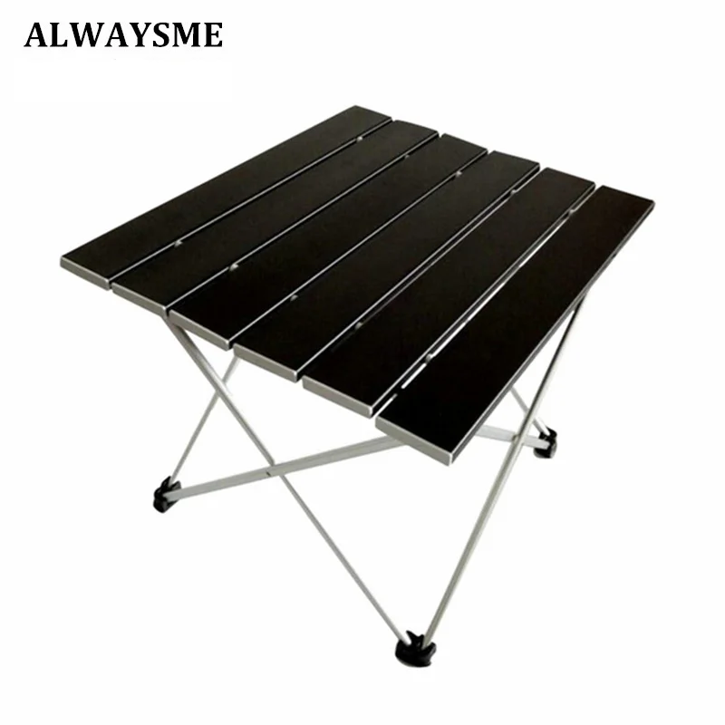 Alwaysme Portable Aluminium Alloy Folding Table Desk For Rv Camper Rv