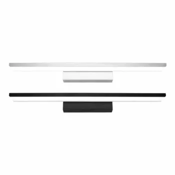 

Modern 41cm 61cm Long Brushed Gold Silver Black Aluminium And Acrylic Bathroom Mirror Light Make-up Vanity Lighting Fixture