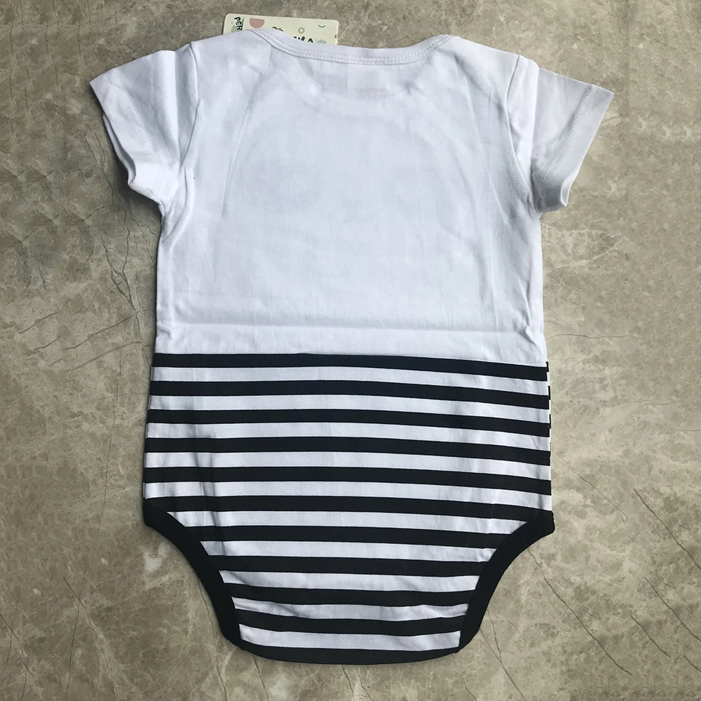 Детский комбинезон с изображением животных; костюмы в полоску с принтом; Bebes Ropa; Детские костюмы с капюшоном; комплект детской одежды; летние детские комбинезоны с изображением животных