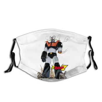 

Mazinger Z Character Robot Adult Reusable Face Mask with Filter Anti Haze Dustproof Mask Respirator Mouth Muffle