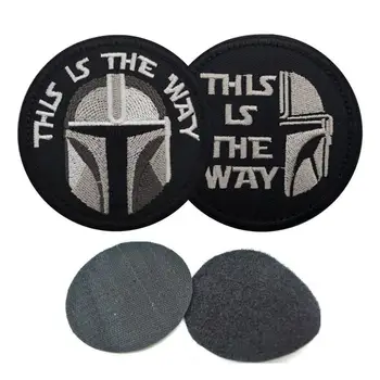 

This Is The Way Embroidery Patch Military Sparta Sticker Decal Army Operator Helmet Tactical Patches