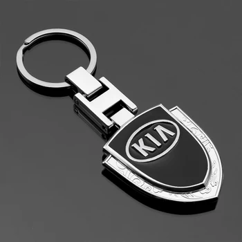 

1PCS Keychain For KIA rio ceed sportage sorento k2 k3 k4 k5 k6 soul 3D Car Metal Emblem Keychains Key ring Key Chain Rings