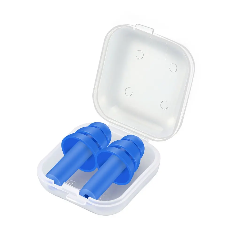 

Soft Silicone Ear Plugs Sound Insulation Ear Protection Earplugs Anti Noise Snoring Sleeping Plugs For Travel Noise Reduction