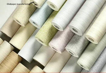 

Modern minimalist diatom mud color solid color striped nonwoven wallpaper living room bedroom hotel hotel project wallpaper