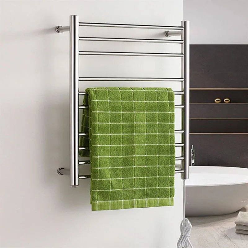 Stainless Steel Electric Heating Towel Rack Bathroom Drying Rack