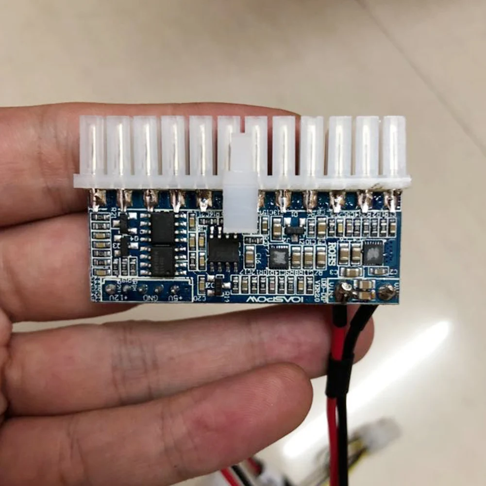Инструмент высокого Мощность доска Запчасти Мощность модуль 24Pin 12V 180W Мини DC-ATX питания прочный Замена встроенный аксессуары