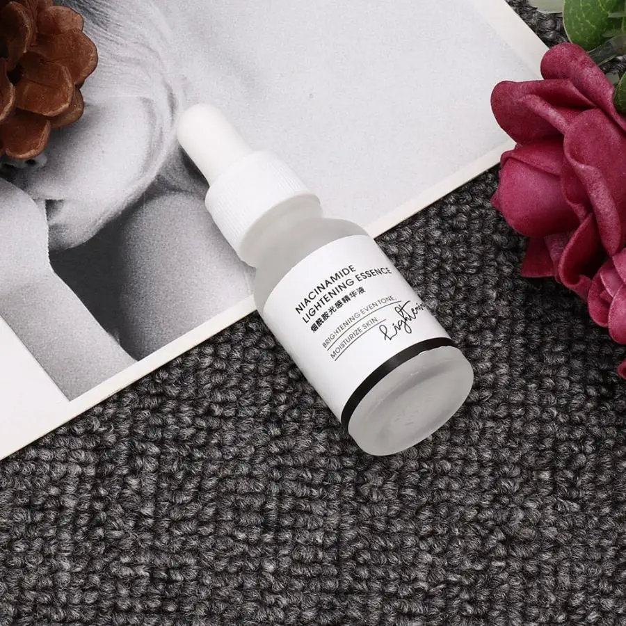 Niacinamide Сыворотка для лица осветление отбеливание кожи лица увлажняющий, питательный раствор основа под макияж 15 мл