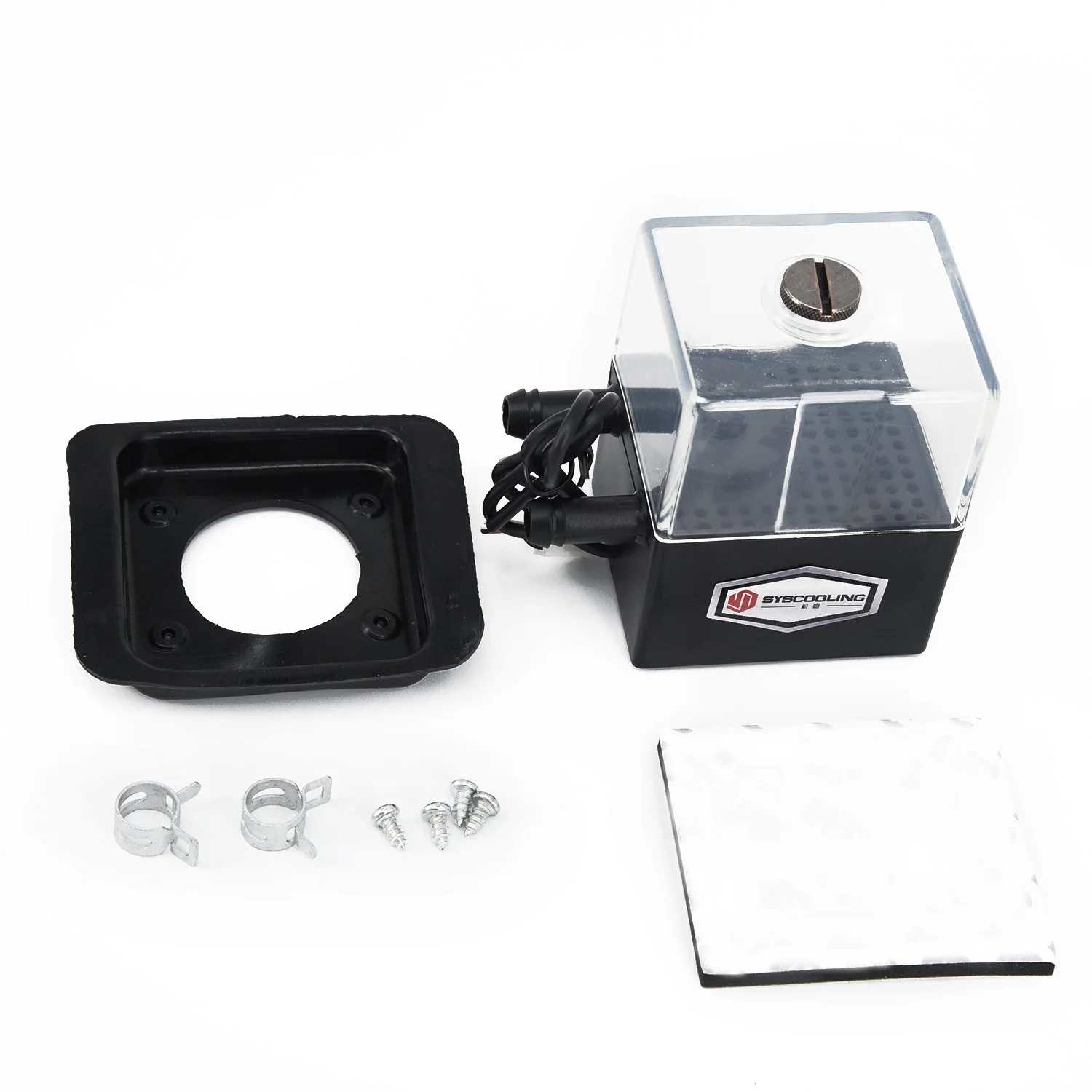 

DC 12V 4W SC-300T ultra-quiet Water Pump Set For PC CPU Liquid Cooling System small 3P connector 150ml Water tank Pump Set 23DB