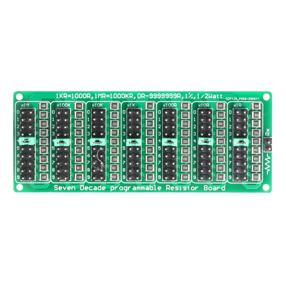 1R 9999999R Sieben Decade Step Programmierbar Resistor Tafel 1R,1%,1/2 Watt AHS 1R 9999999R Sieben Decade Step Programmierbar Resistor Tafel 1R,1%,1/2 Watt AHS