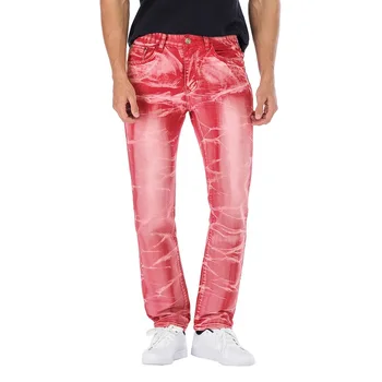 

New Colored Men's Jeans Denim for Men Slim Fit Plue Size 40 42 Retro Mens Skinny Jeans New Uomo Pants Men's Designer Jean