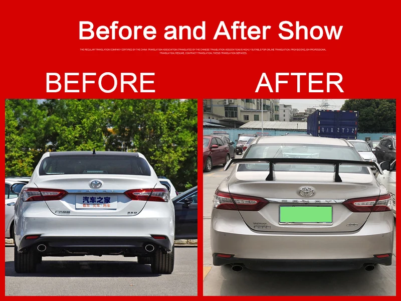 Использовать для toyota camry спойлер год ABS Пластиковый материал заднее крыло EX стиль спортивные аксессуары